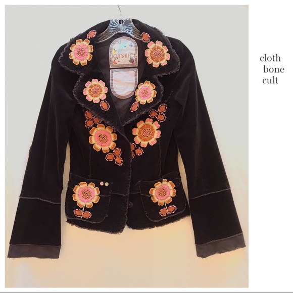 Johnny Was Jackets & Blazers - Johnny Was JOYSTICK Hand-Embroidered 🌸 Corduroy BLAZER/JACKET